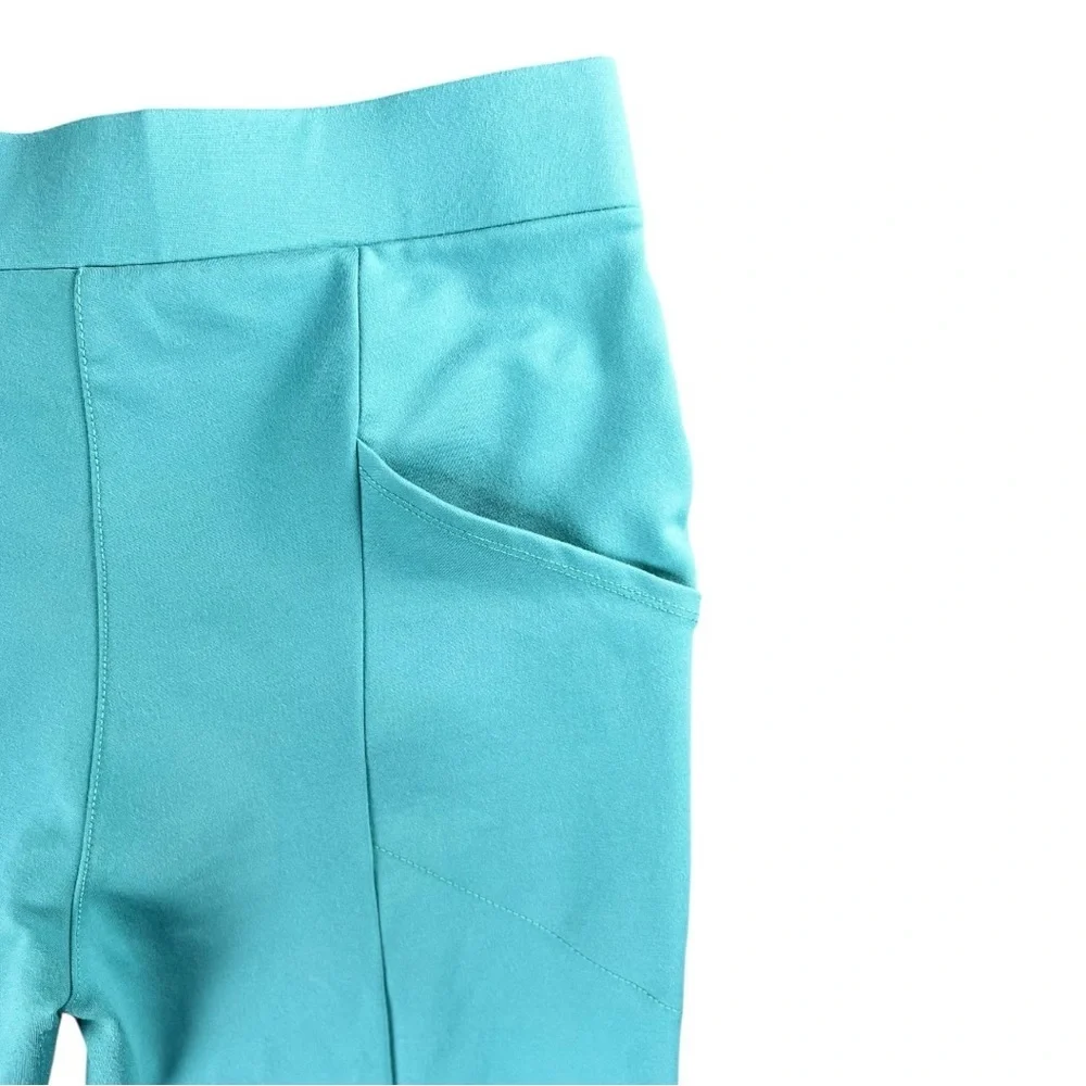 Betabrand Light Blue Pull-On 6 Pocket Journey Pants Women’s In Petite Large - Picture 9 of 10